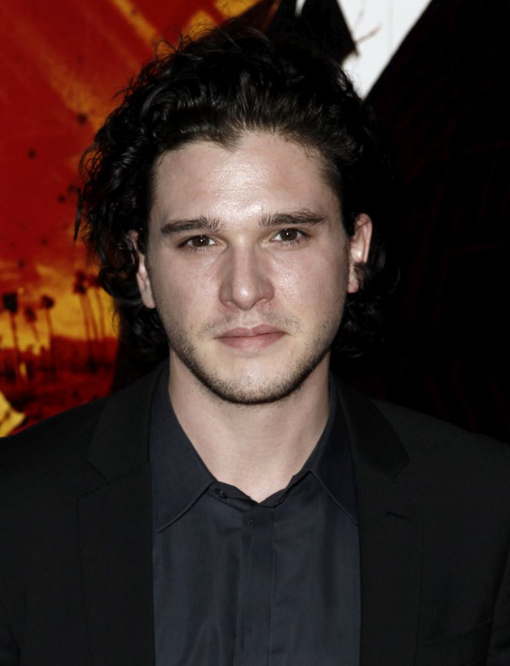 Actor Kit Harington arrives at the premiere for the HBO television series "Luck" in Los Angeles, Wednesday, Jan. 25, 2012. The first episode of "Luck" airs Jan. 29, 2012. (AP Photo/Matt Sayles)